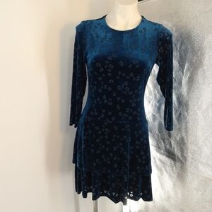 GUESS MEGAN DRESS AMAZON BLUE SMALL